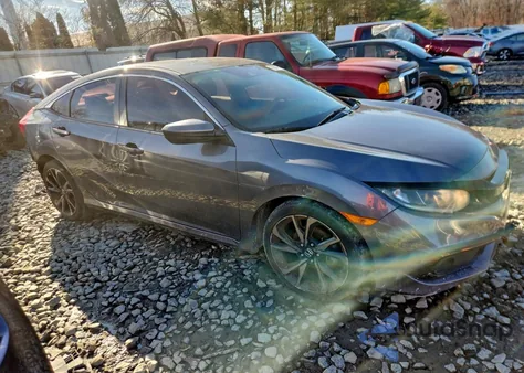 2019 Honda Civic Sport из США, поврежденный, VIN 2HGFC2F88KH591527